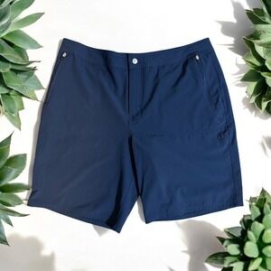 Coolibar‎ UPF 50+ Schooner Board Shorts Size 16 Navy Blue Sun Protection
